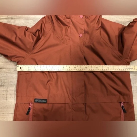 Columbia waterproof spring jacket ROSE DUST color outdoors adventure windbreaker - Picture 5 of 7